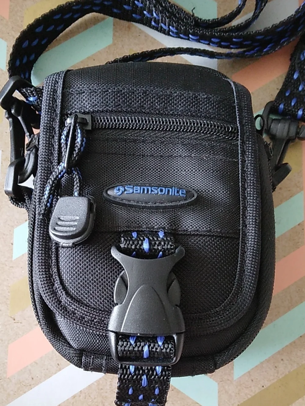 Samsonite 801BK Camera Bag Black and Blue